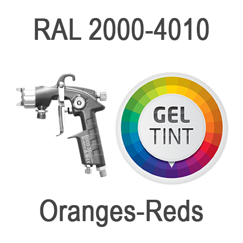 Spray Polyester Gelcoat - RAL 2000-4010